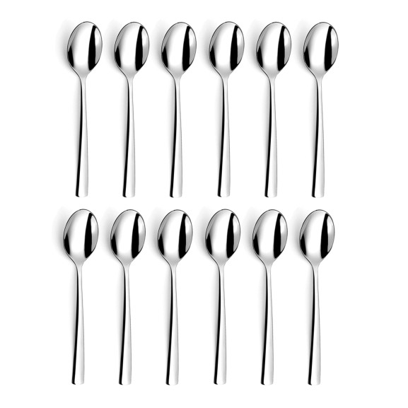 12 Cuillères à Café Amefa Manille - Acier 18/0 épais Pour Restaurant Ou Maison