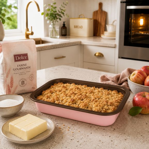 Dolce - Plat à crumble 25x19 cm