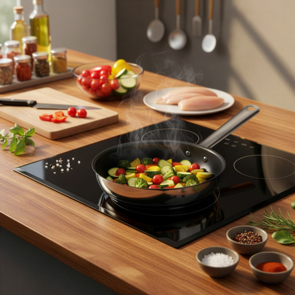 Poêle 24 cm revêtement céramique - Elysée | Cuisinox
