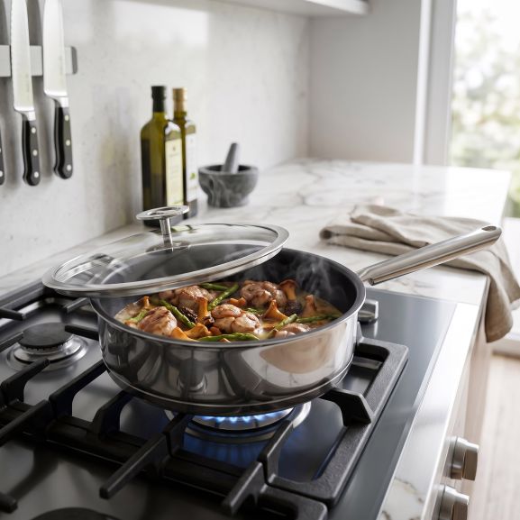 Elysée - Sauteuse 24cm revêtement céramique avec couvercle