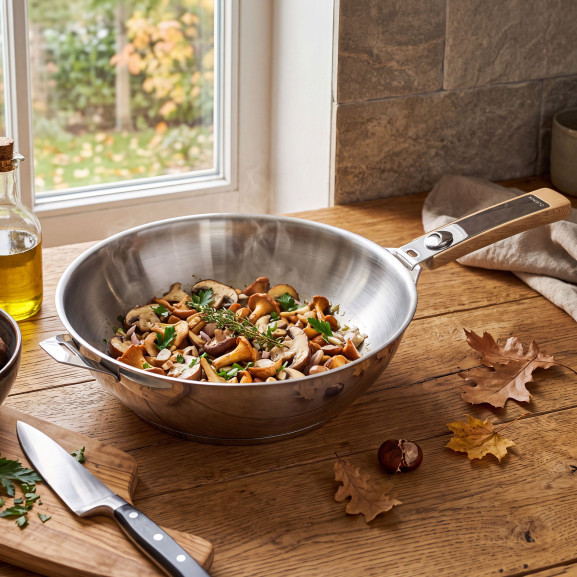 Wok inox 28 cm - Eclipse | Cuisinox