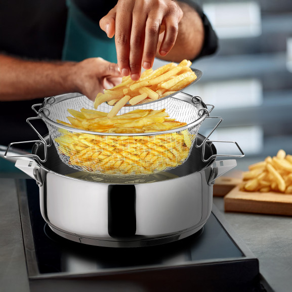 Panier de cuisson pour friture et cuisson à l'eau - Universel | Cuisinox